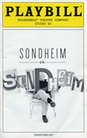 sondheim on sondheim playbill