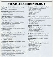 sondheim on sondheim playbill