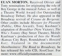 sondheim on sondheim playbill